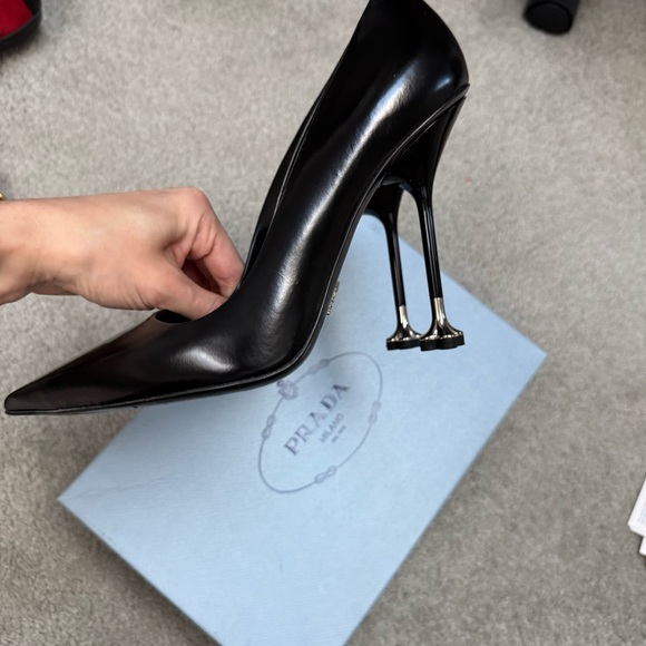 Prada Stiletto Leather Heels - Picture 7 of 9